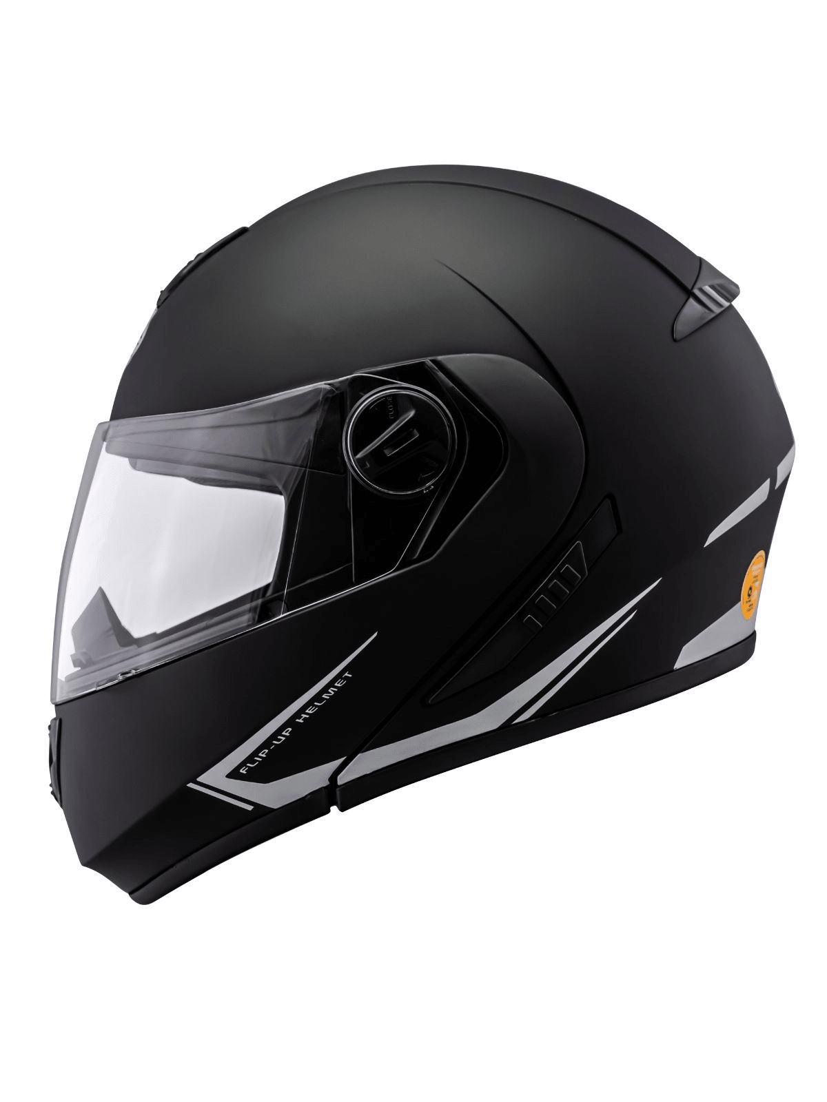 CAPACETE PEELS URBA NEW CLASSIC PRETO FOSCO E PRATA ESCAMOTEÁVEL